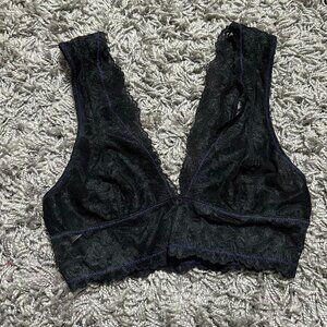 Free People Lace Navy  Bralette Size XS
